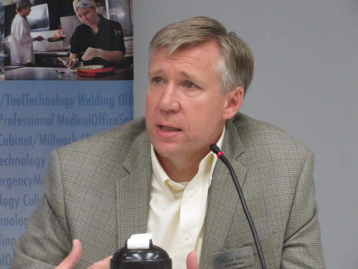 Westar Energy vice president Jeff Martin.