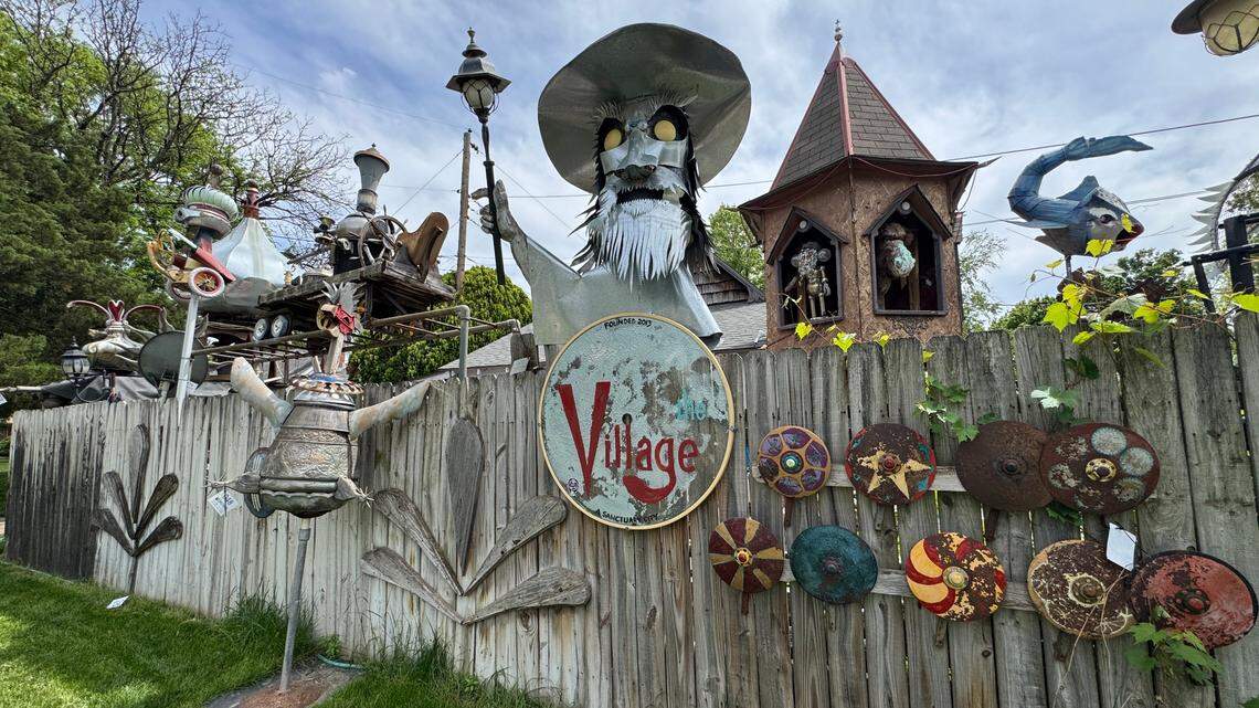 ‘Steampunk Village’ made this Wichita neighborhood famous. Now, it’s being auctioned.
