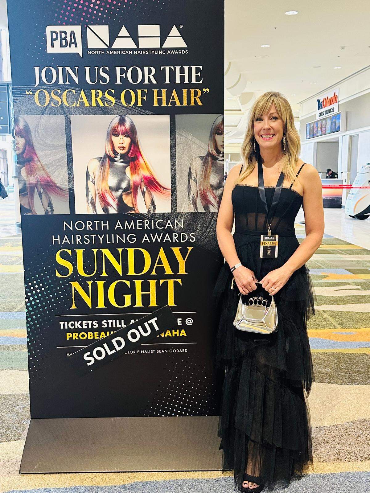 Trish Dool at the recent North American Hairstyling Awards&nbsp;where she won in the avant-garde category.
