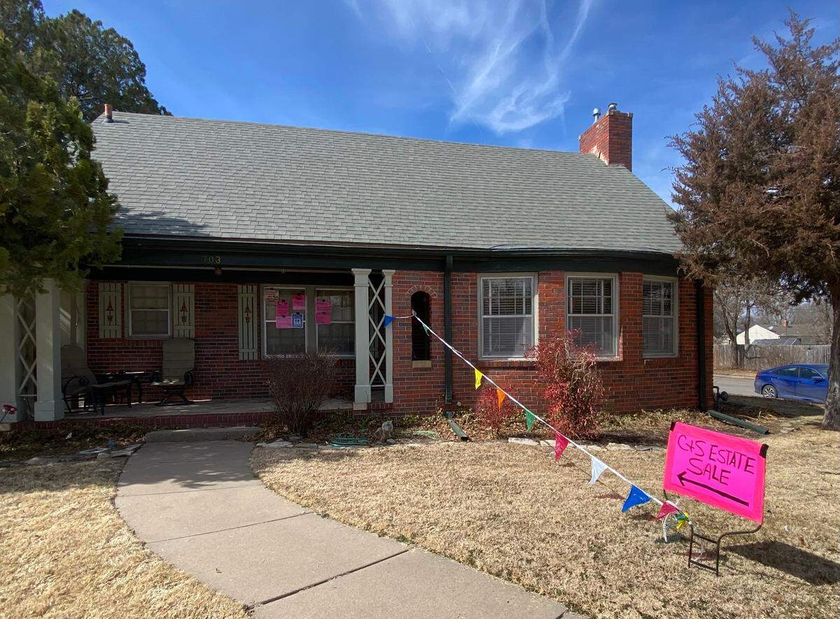An estate sale that runs through Thursday at 703 S. Marcilene Terrace includes relics from the old Portobello Road restaurant.