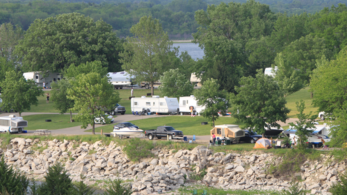 Authorities are investigating the drowning of a person Saturday at Milford State Park in northeast Kansas.