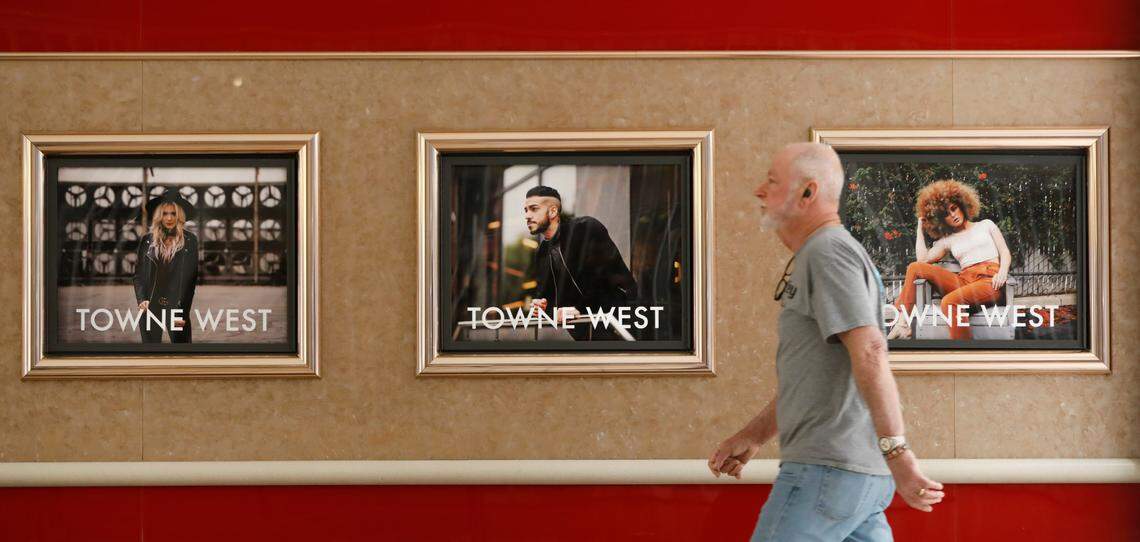 Not counting the big box spaces at Towne West, like the former Dillard’s store that the Arkansas-based company still owns — which is separate from the popular Dillard’s Clearance Center still there — the inline spaces at the mall are about 60% occupied.
