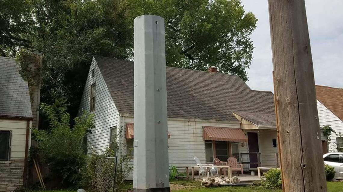 Westar does the right thing and reverses on giant poles in northeast Wichita