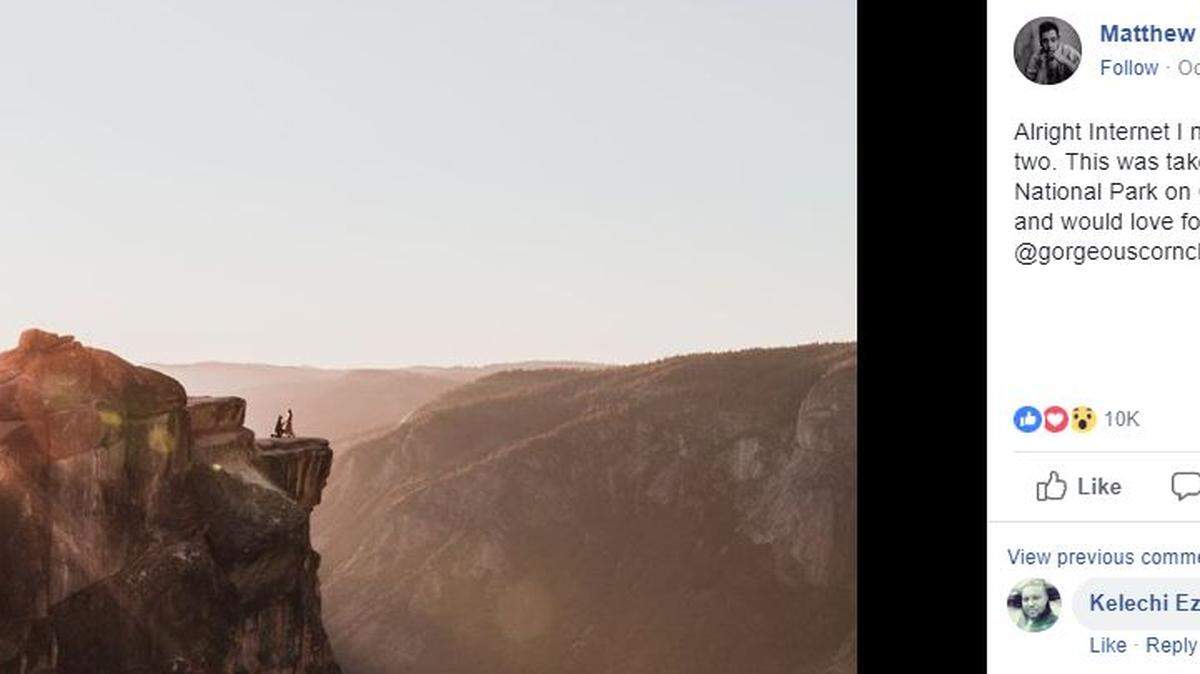 A Michigan photographer took a photo of a couple getting engaged at Yosemite. Here’s the story behind the couple.
