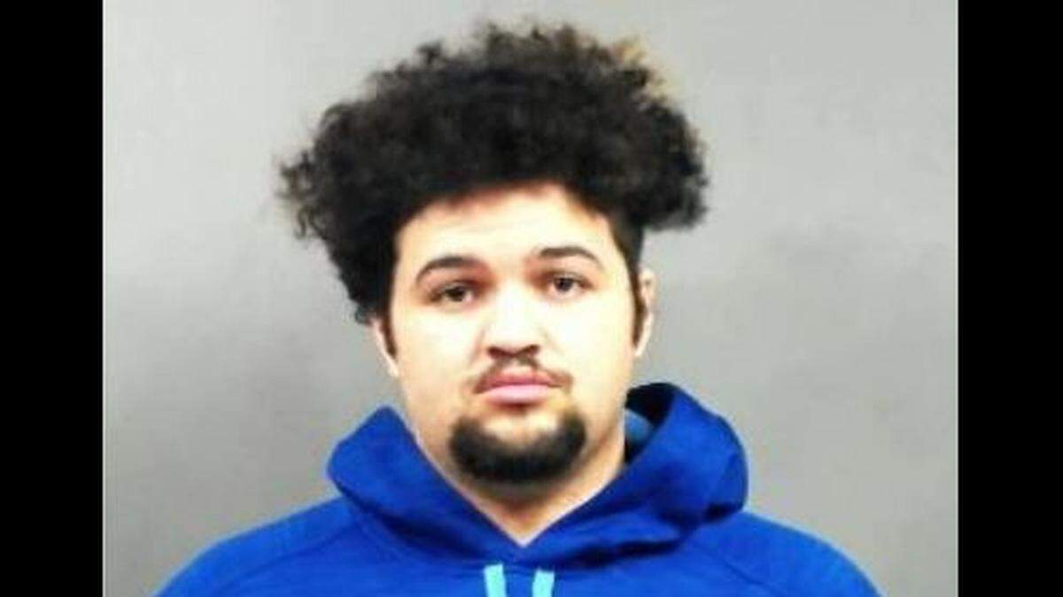 Easton G. Shaner-Palmer at the time of his April 2021 arrest.