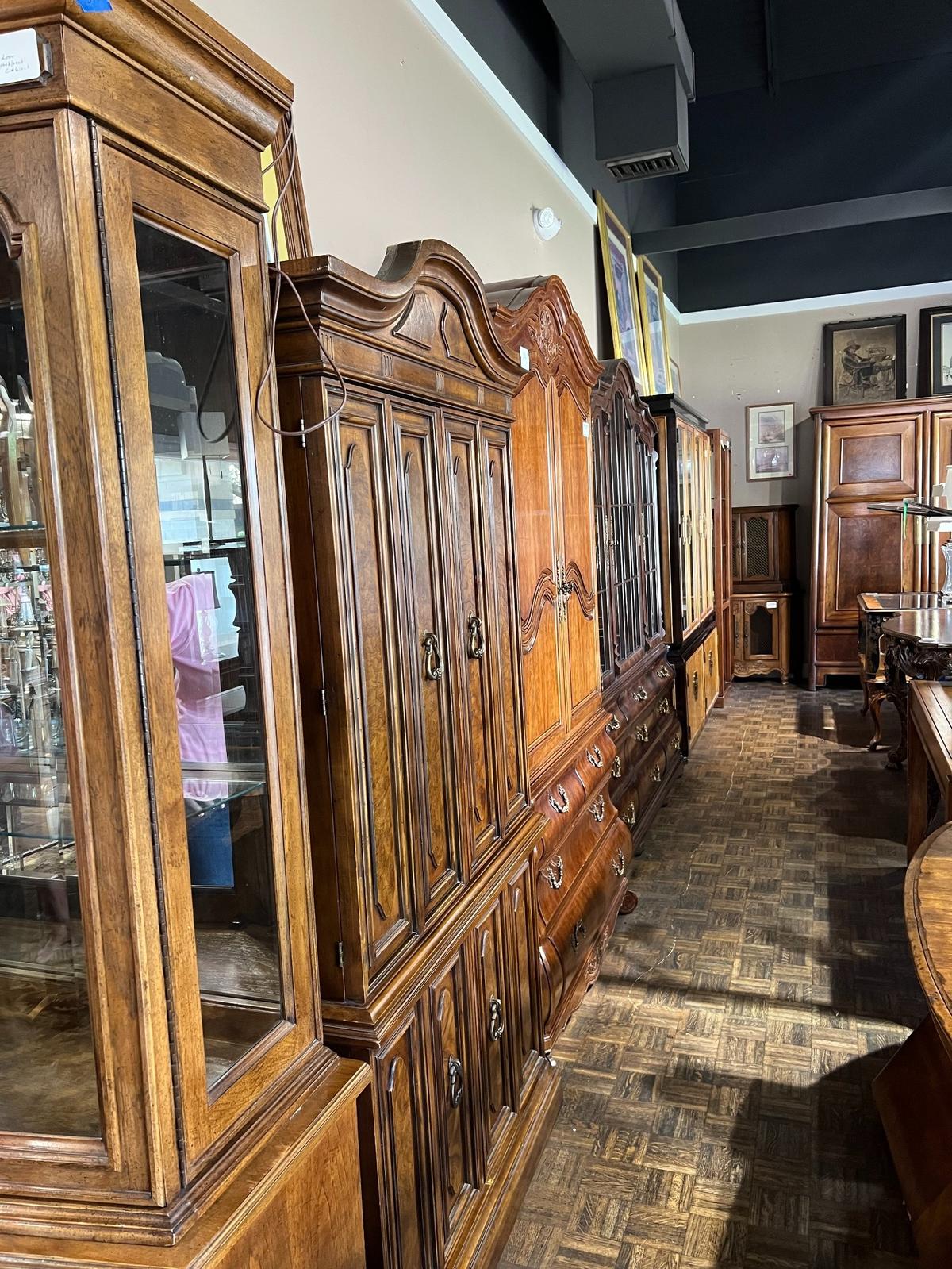 There is quite a bit of furniture along with display cases and storage racks that will be part of the First Place’s liquidation next week.