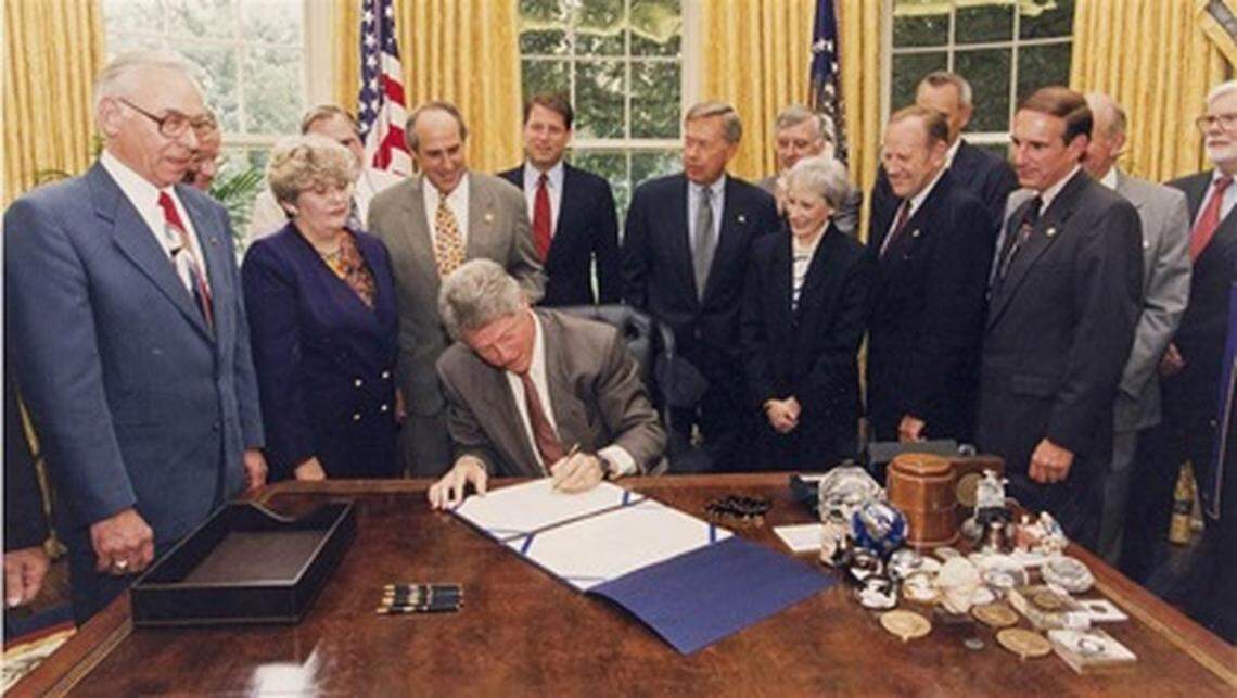 Russ Meyer was there when then-President Bill Clinton signed the General Aviation Revitalization Act, which limited manufacturer product liability.