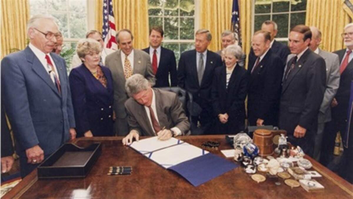 Russ Meyer was there when then-President Bill Clinton signed the General Aviation Revitalization Act, which limited manufacturer product liability.