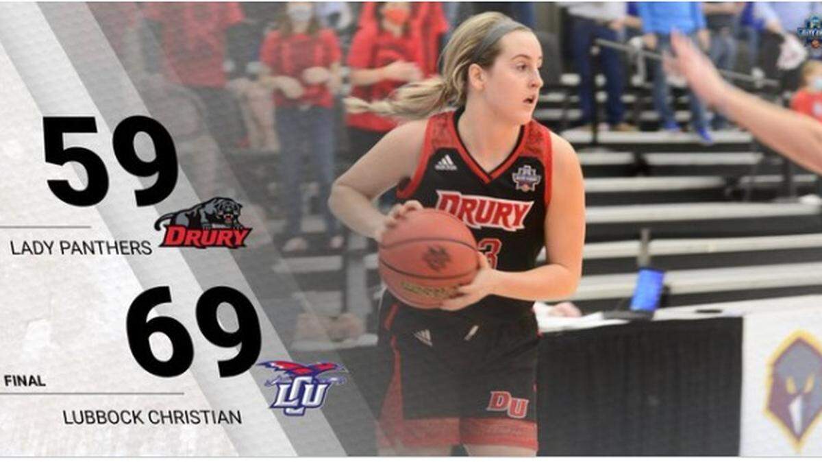 The Drury Panthers women’s basketball team lost in the national championship game against Lubbock Christian on Friday.