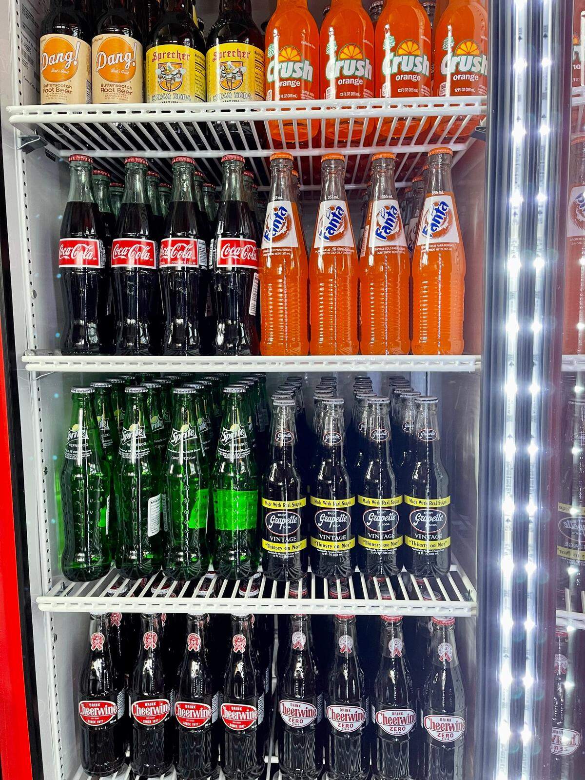 Station 8 BBQ will serve unique sodas in glass bottles.