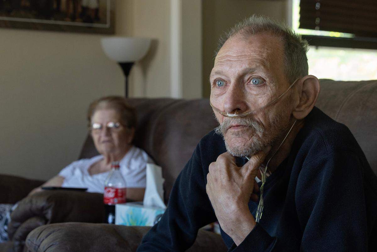 Jim and Kathy Moore talk about what they’ve all endured since their home in eastern Sedgwick County was destroyed by a tornado on April 29, 2022.