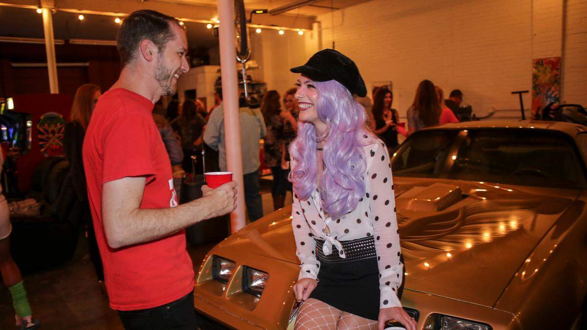 Bree and Jason Cox hosted a pARTy in September 2017, “An Evening in the Arcade.” This year, they’re sponsoring “Sunday Society” to raise money for the Wichita Art Museum. 