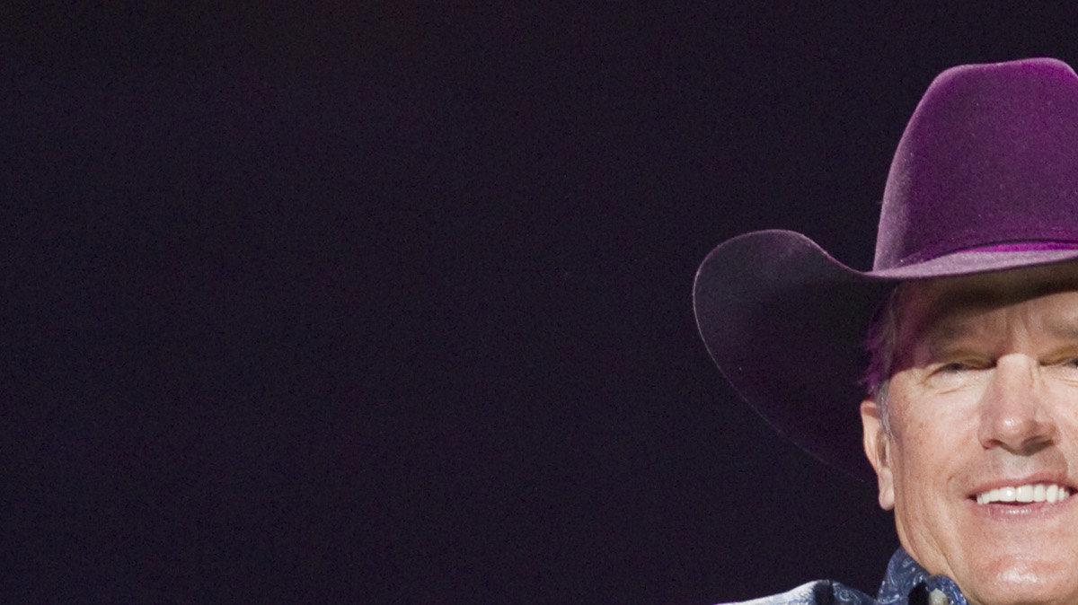 George Strait performs at Intrust Bank Arena. (Feb. 18, 2012)