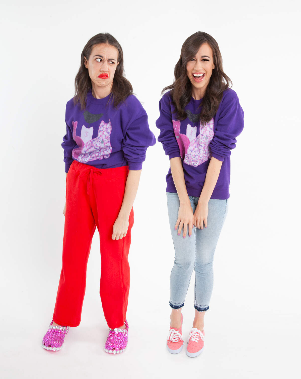 YouTube star and comedian Colleen Ballinger, right, and her alter-ego Miranda Sings, also performed in Wichita in 2018.