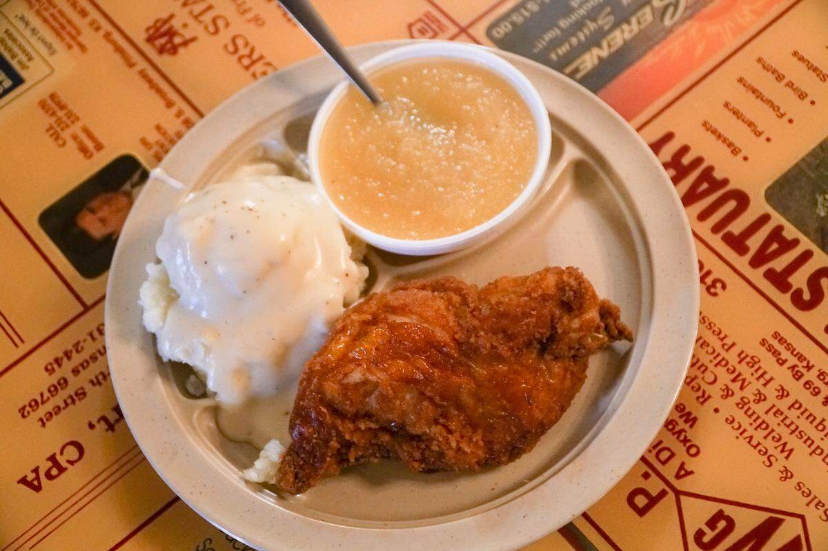 The Pittsburg State Alumni Association is delivering 160 Chicken Annie’s dinners to Wichita tonight.