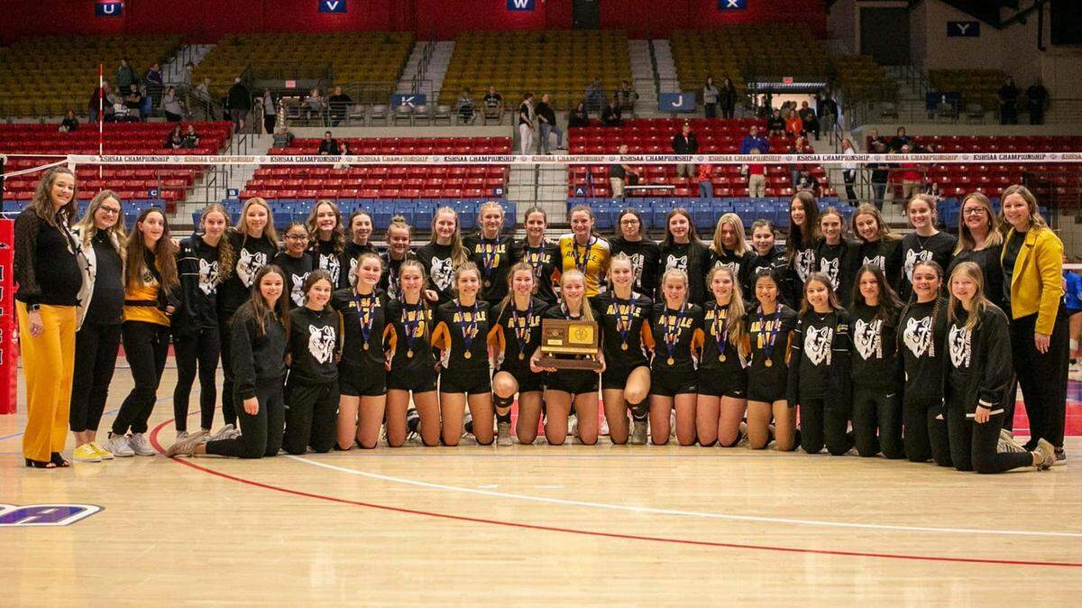 The Andale high school volleyball team finished second at the Class 4A state tournament in Hutchinson over the weekend.