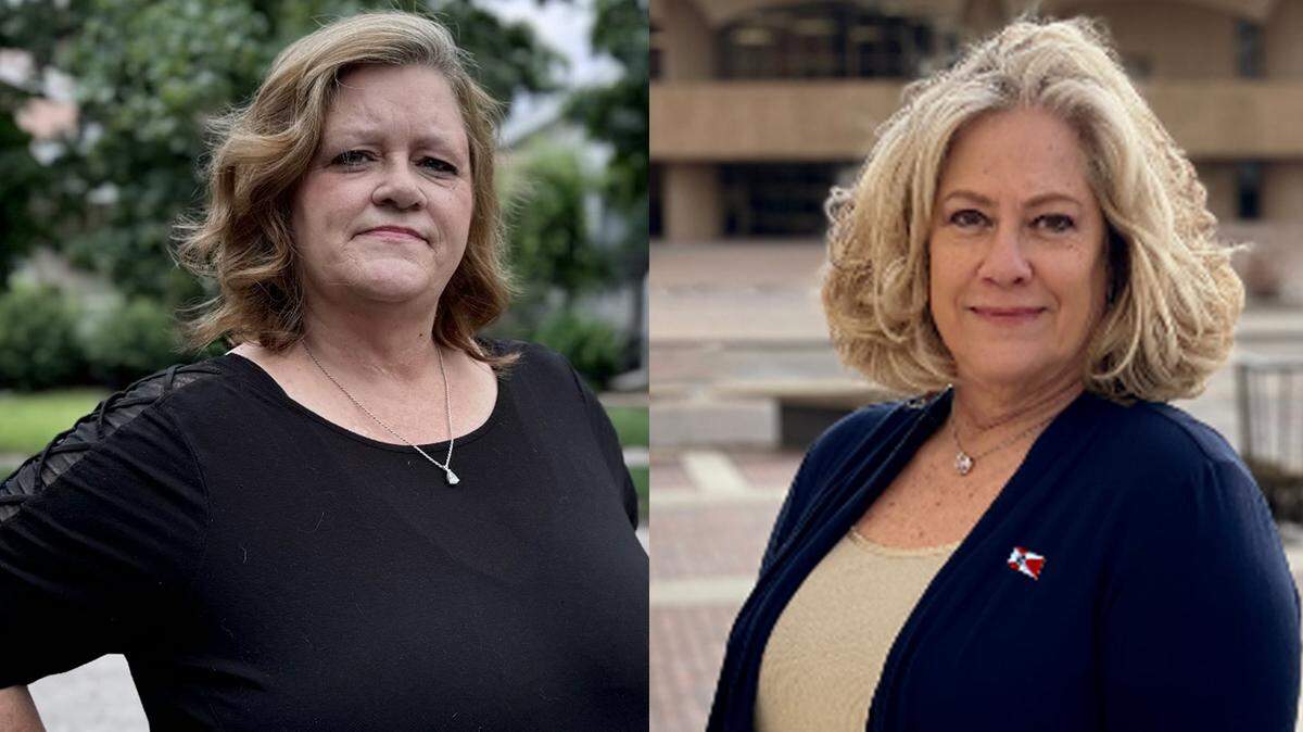 AlmaAnn Jones, left and Celeste Racette are running in the Democratic primary for Sedgwick County Commission District 3.