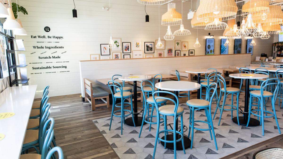 Thrive Restaurant Group has purchased three Modern Market Eatery sites in Austin and signed a franchise deal for 41 more of the healthy fast casual restaurants.