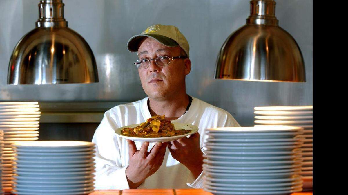 Bella Luna Cafe owner Matteo Taha, shown in this 2015 file photo, is moving his restaurant at Bradley Fair to Waterfront Plaza at 13th and Webb Road in the first quarter of 2026.