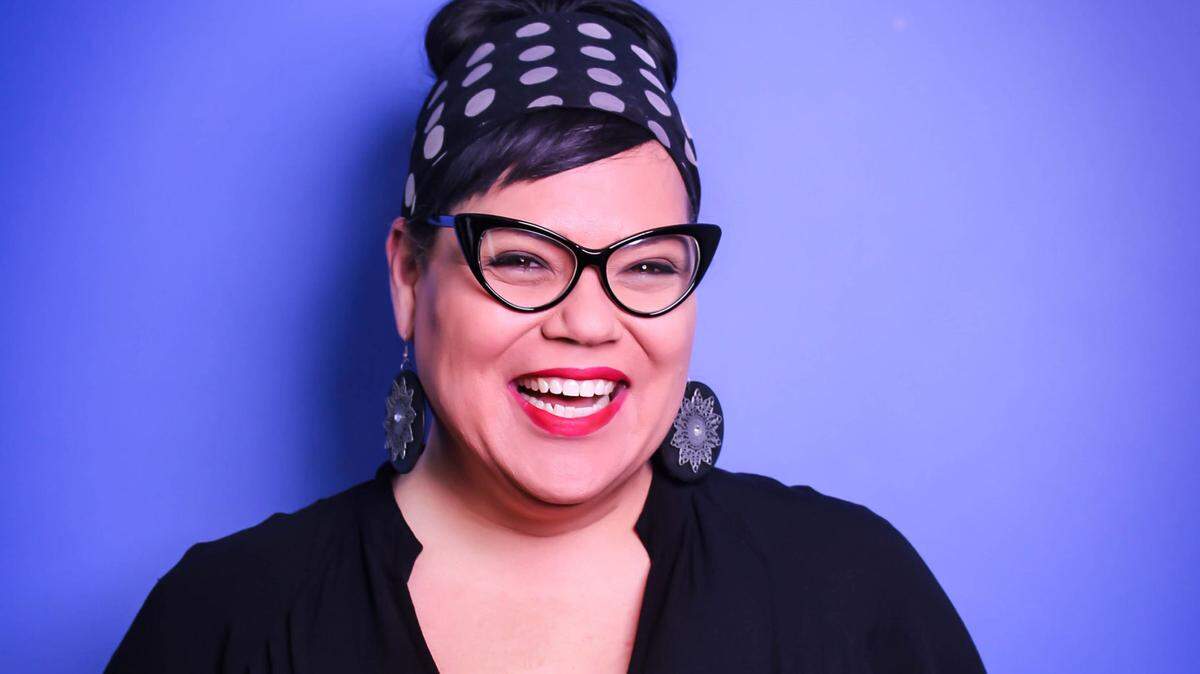 Comedian Dina Nina Martinez, who splits her time between Madison, Wis., and Chicago, is one of several female comedians performing at the  Lady Laughs Comedy Festival this weekend in Wichita.