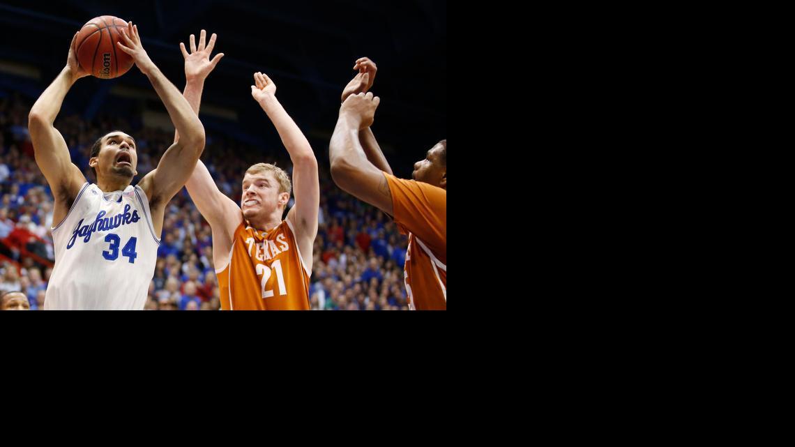 Kansas forward Perry Ellis (34) will be a junior this season.

