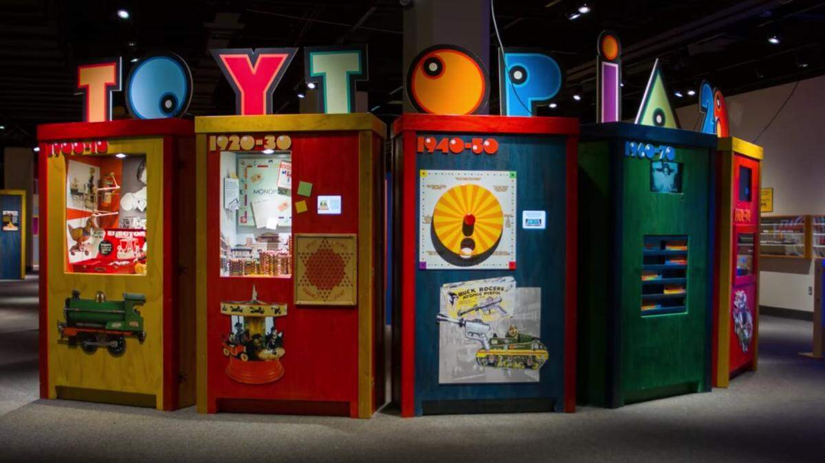 “Toytopia” is the latest traveling exhibition at the Exploration Place, scheduled to open in Wichita on Saturday. It’s an interactive exhibit filled with toys, explaining the science behind them.
