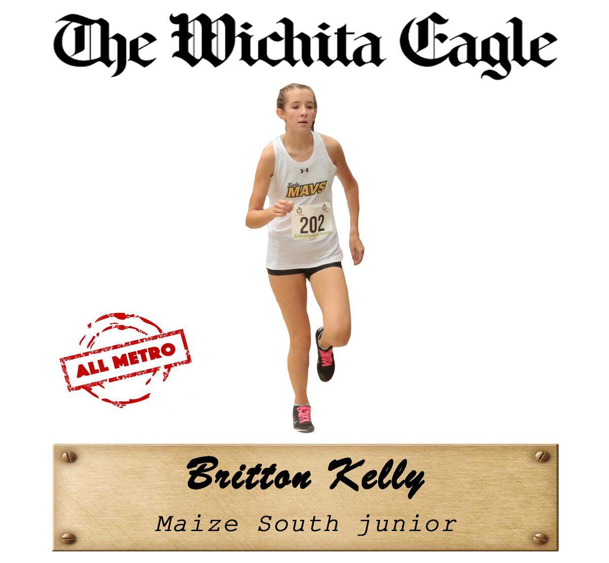 Maize South junior Britton Kelly