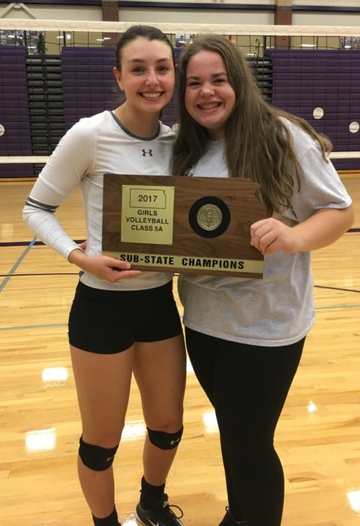 Newton’s Maggie Remsburg (left)