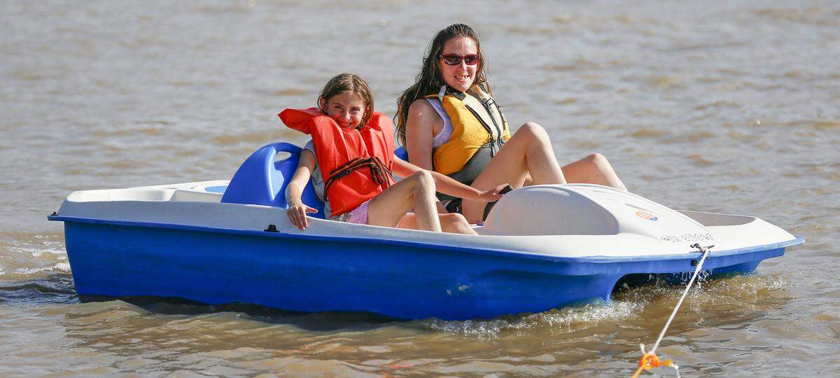 The Wichita Riverfest Paddle Boats will be available for rides during this weekend’s first part of the Wichita Riverfest.