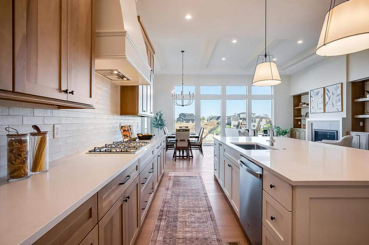 A  peek at the kitchen of 4620 N. Ridge Port St., now on the market in Wichita.