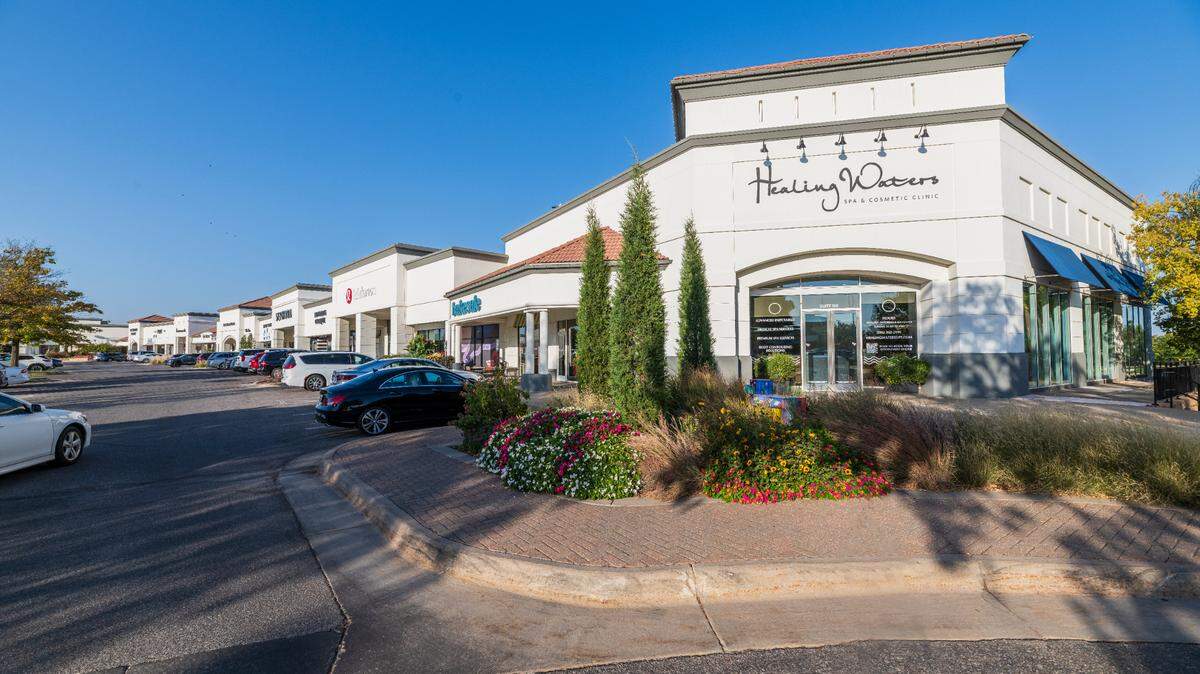 The former Healing Waters space at Bradley Fair will be a temporary home to Beau Monde Spa & Boutique and its sister business, Aesthetic Solutions, while their spaces at Comotara Center are renovated.