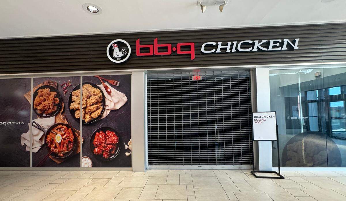 Bb.q Chicken opens on Sunday on the upper level of Towne East Square.