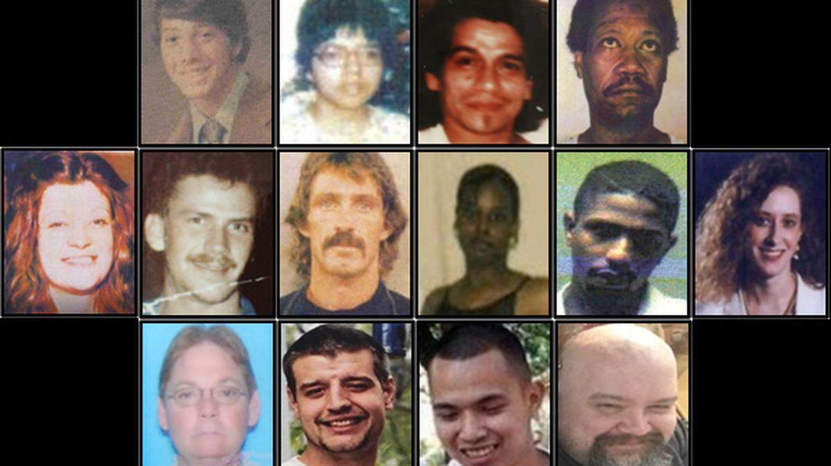 Top row, from left: Bruce Douglas, Sandra Talbott, Lupe Leo Ornelas and Luther Alberson. Middle row, from left: Kathy Kelly, Michael Fowler, Monte Dixon, Cassandra Jones, Melvin Childress and Jennifer Wilson. Bottom row, from left: Lendell Sinclair, Aaron Matej, Welly Syakhasone and Troy Philbrick. Not pictured: Jerry Hunter, “John Doe,” Gerald McGee and “Jane Doe.”