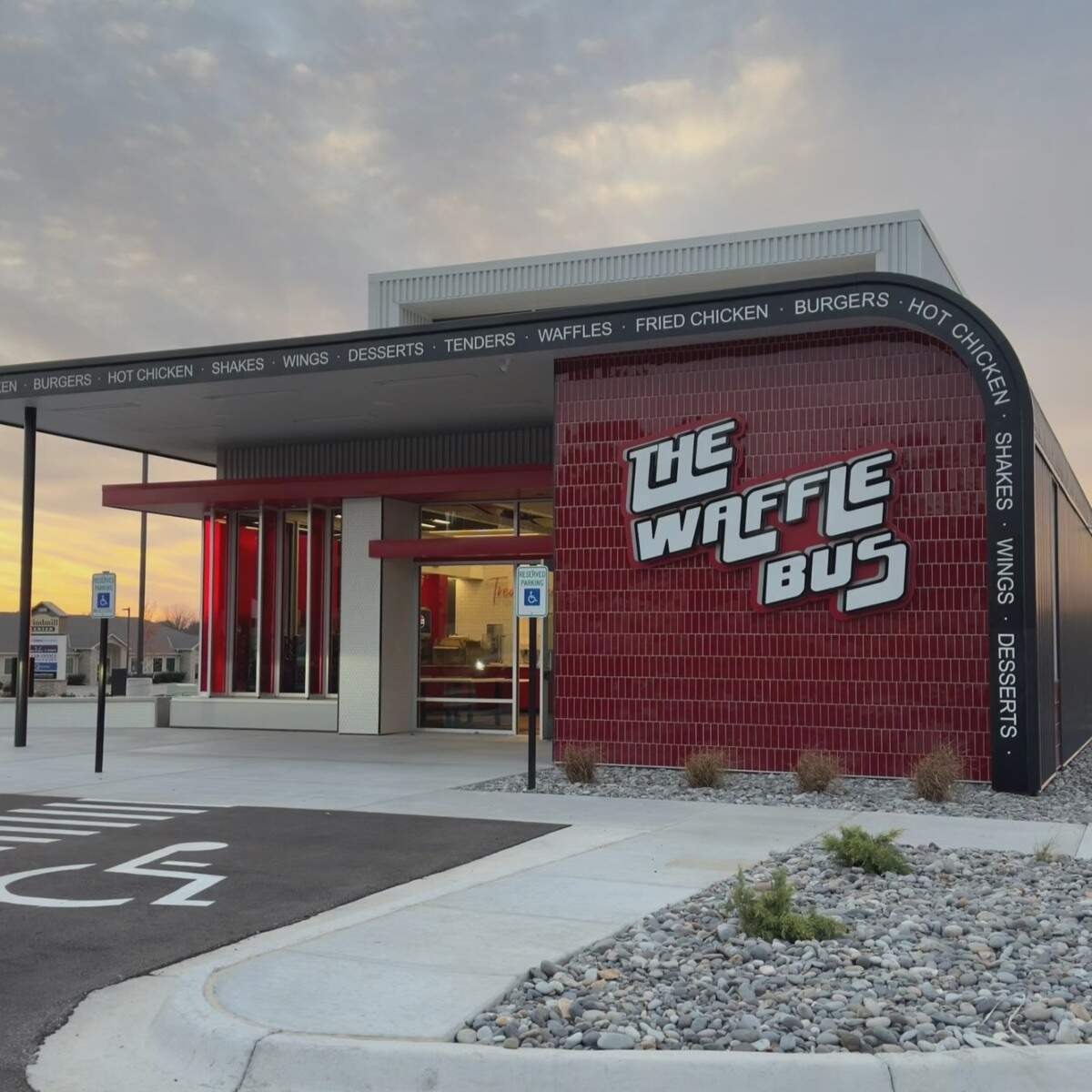 The Waffle Bus quietly opened at 1301 N. Rock Road in Derby on Dec. 2. Its grand opening was on Saturday.