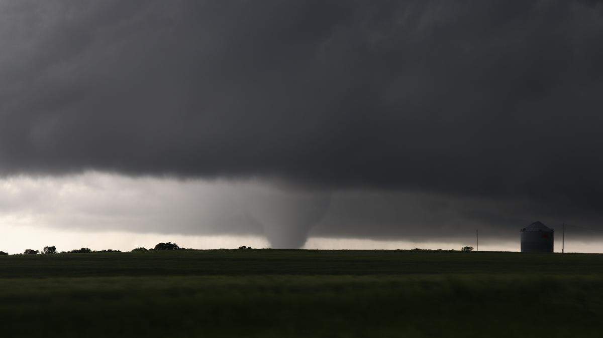 Researchers tracked this storm near Tipton, Kansas, on May 28, 2019. TORUS researchers have been gathering data from storms during one of the most active stretches for tornadoes in years.