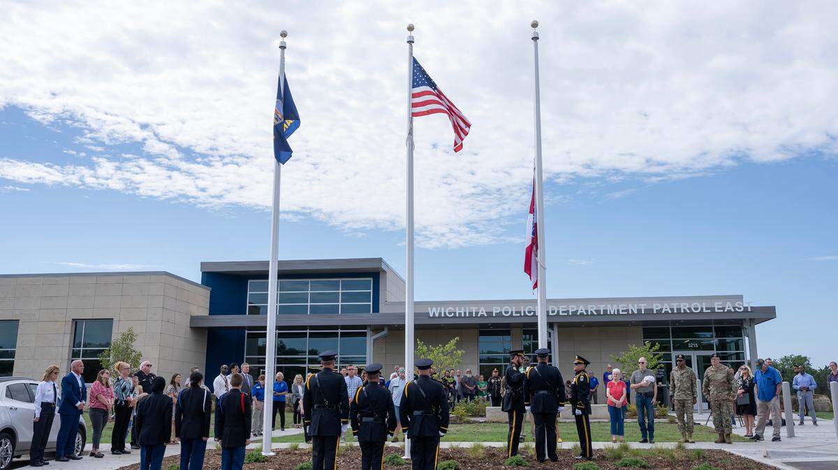 The city of Wichita used American Rescue Plan Act funds to construct the police department’s new Patrol East Bureau at 5215 E. Lincoln.