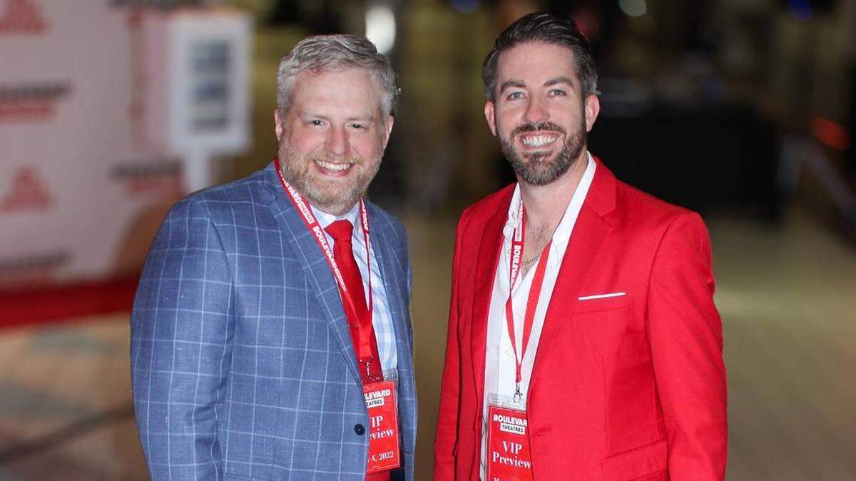 Boulevard Theatres owners Tyler Cooper, left, and Ryan Blasdel are having a soft opening of the former Warren Old Town seven-screen theater.