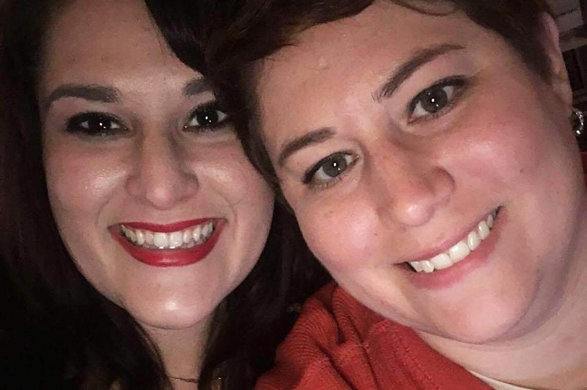 Stephanie, left, and Megan West-Potter of Lawrence are foster parents to a pair of boys who were diagnosed with autism. Their efforts to find services for the boys have led to positive results.