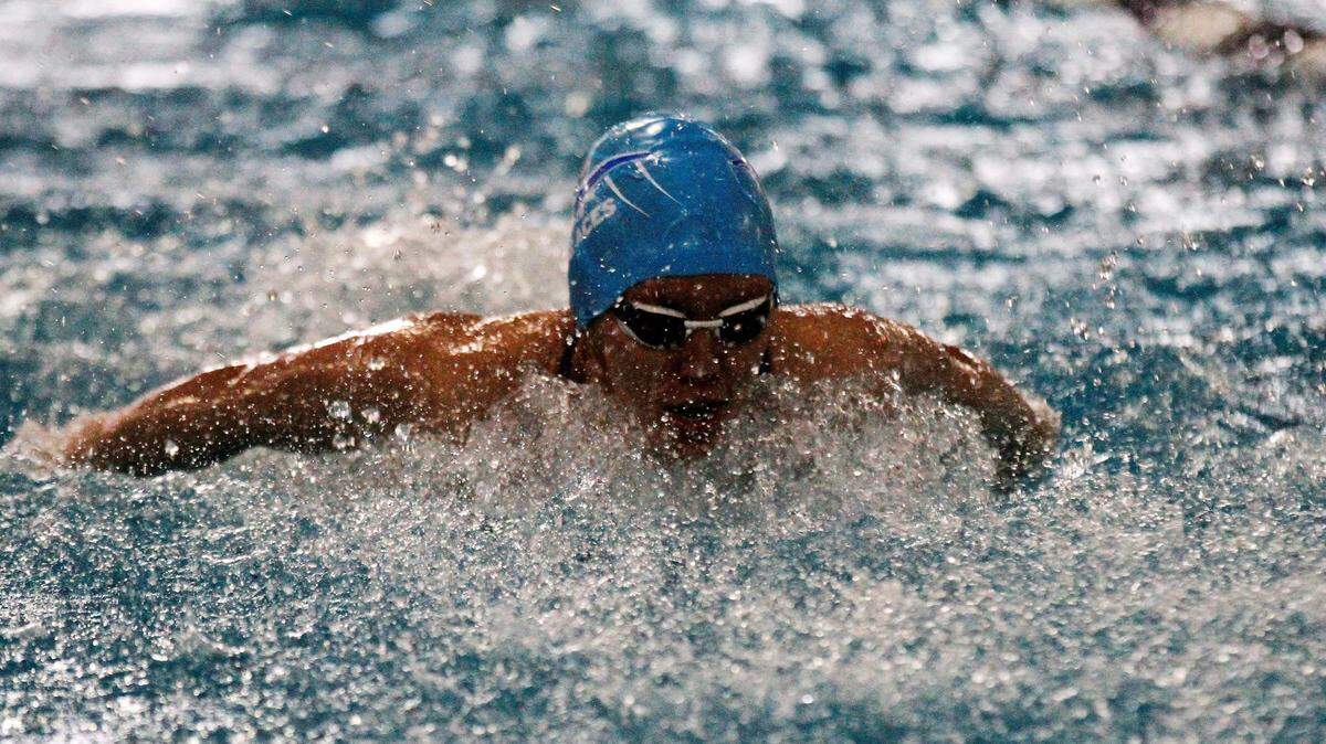 Astrid Dirkzwager, an East sophomore girls swimmer.