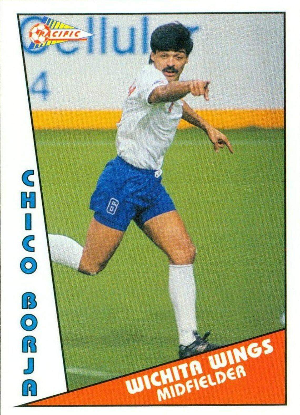A Chico Borja trading card.