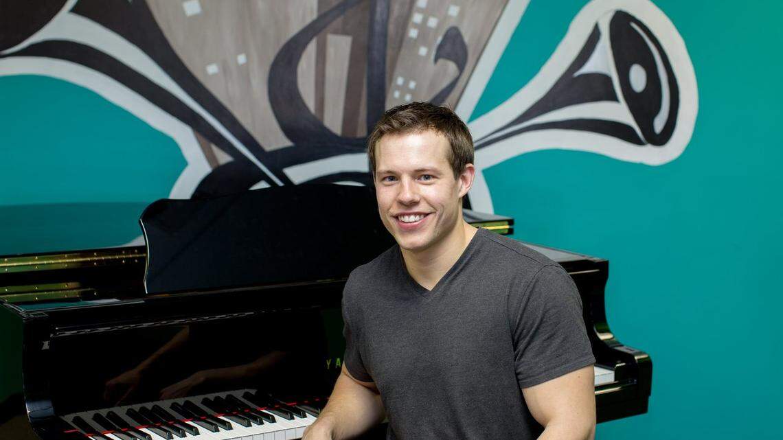 Kyle Shook has opened the Andover Tutoring Scene by his father’s Music Scene in Andover. He’s taking lessons he learned from his dad’s business for his own.