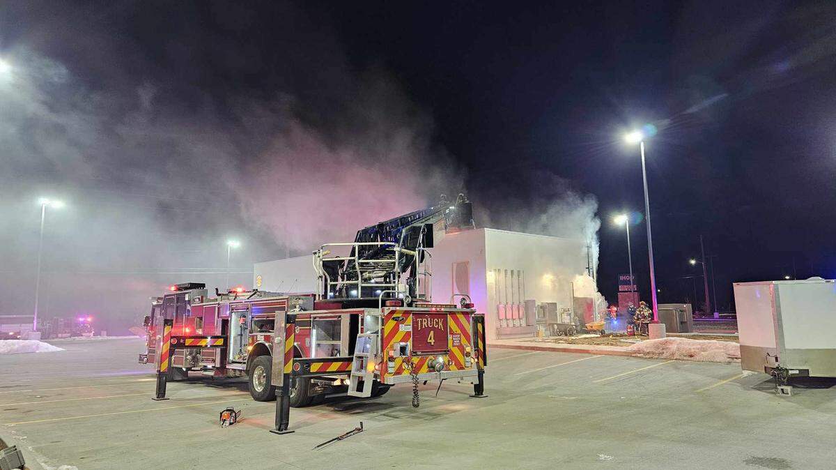 Photographer Sean Black captured this image of a late-night electrical fire that shut Wichita’s newest Popeyes down over the weekend. The restaurant reopened Saturday evening.