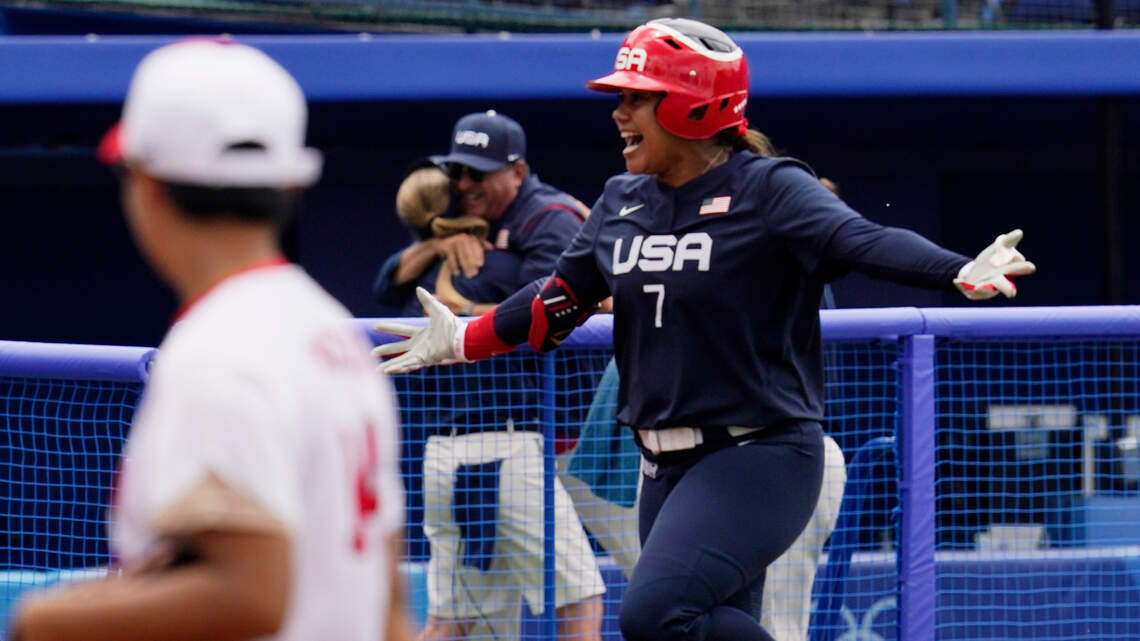 Wichita’s Kelsey Stewart hits walk-off homer in Olympics: ‘It’s like you dream about’