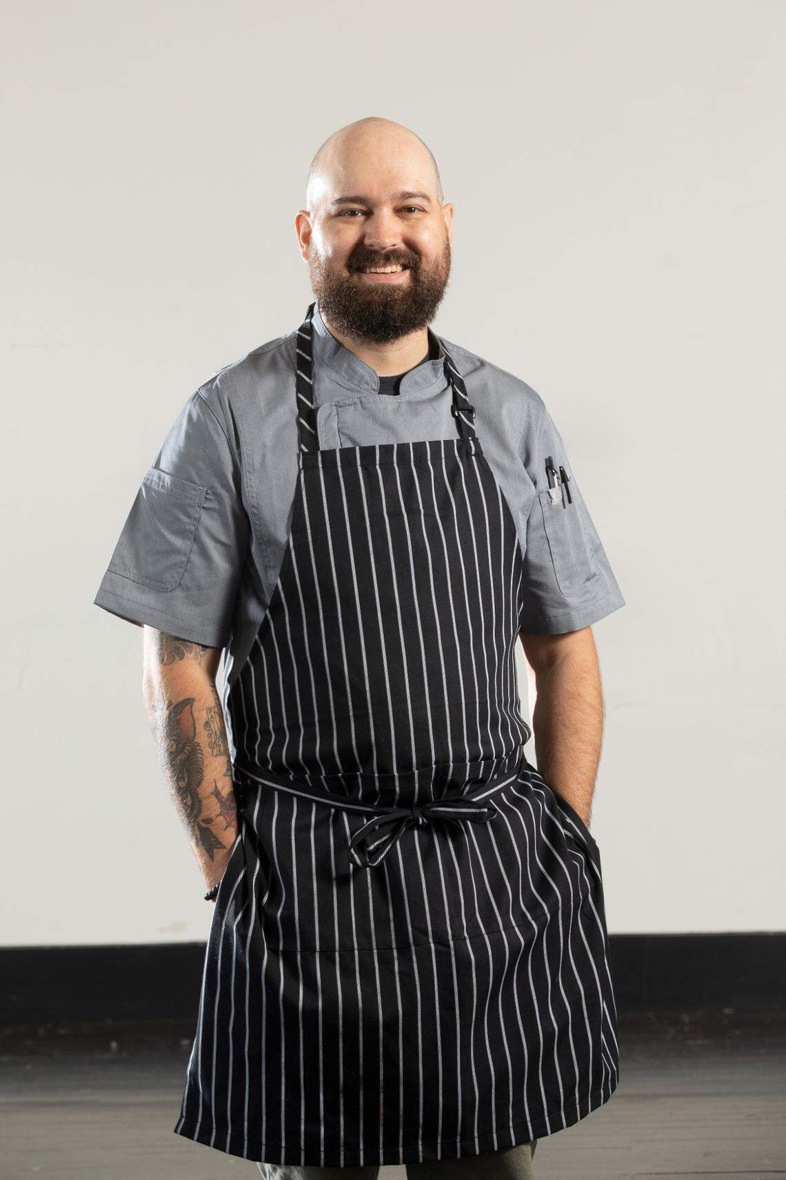 Josh Rathbun is executive chef at Elderslie Farm. (October 5, 2021)