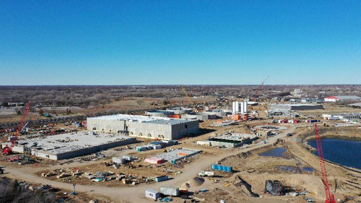 Wichita’s new water treatment plant is nearly finished.