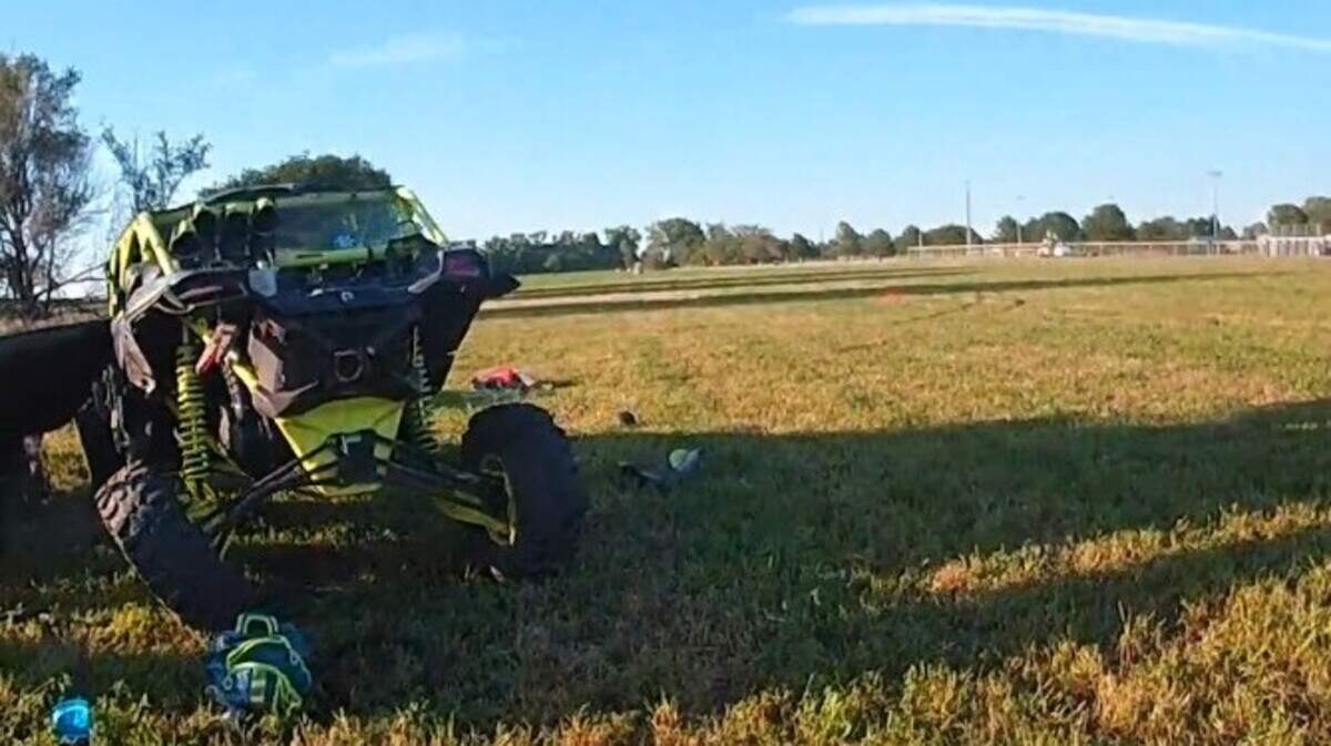 A UTV rollover crash Sunday in central Kansas left one man dead and two others seriously injured.