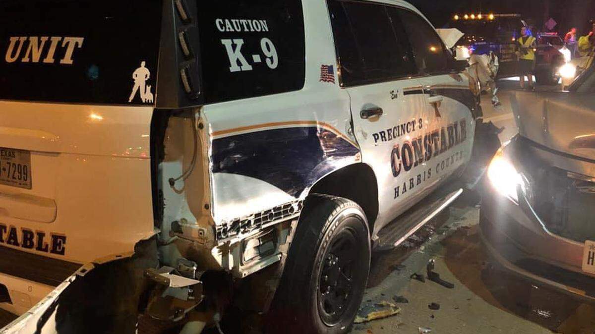 James and Joseph Bramlet were both charged with DWI after a crash involving Texas deputies and a Harris County K-9 patrol vehicle at a fatal crash scene.
