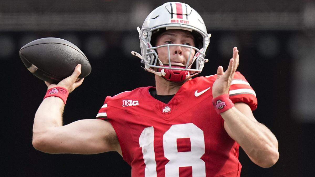 Ohio State quarterback Will Howard.