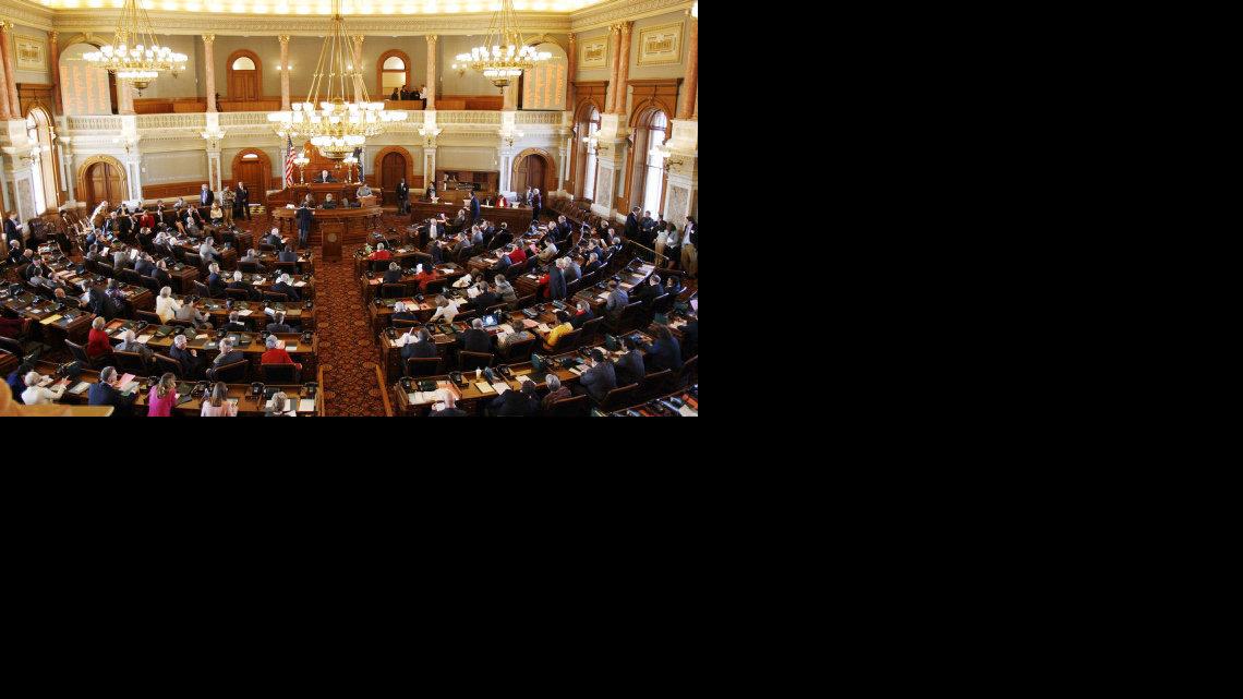FILE  The House Chamber in the Kansas Statehouse.