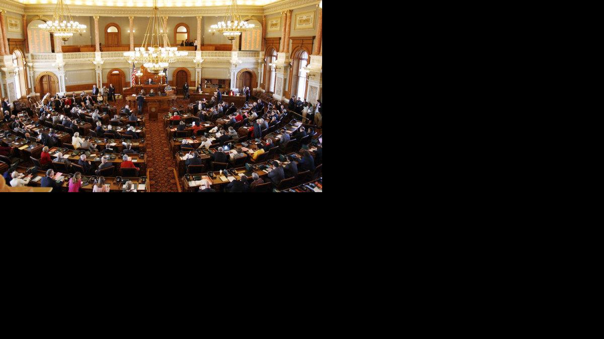 FILE  The House Chamber in the Kansas Statehouse.